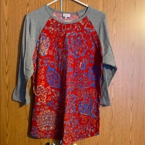 5/$25 Lularoe Randy Baseball Tee 3/4 Sleeves